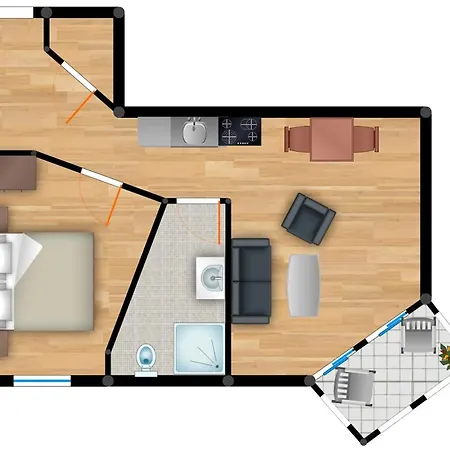 דירה Residenz Am Balmer - Bs 50 Mit Wellnessbereich באלם